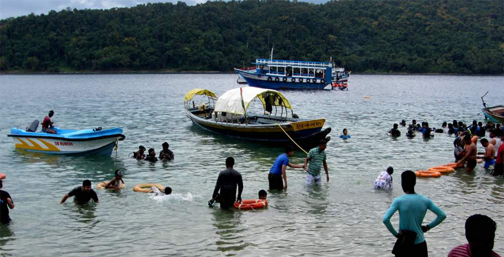 photos of north bay beach in andaman